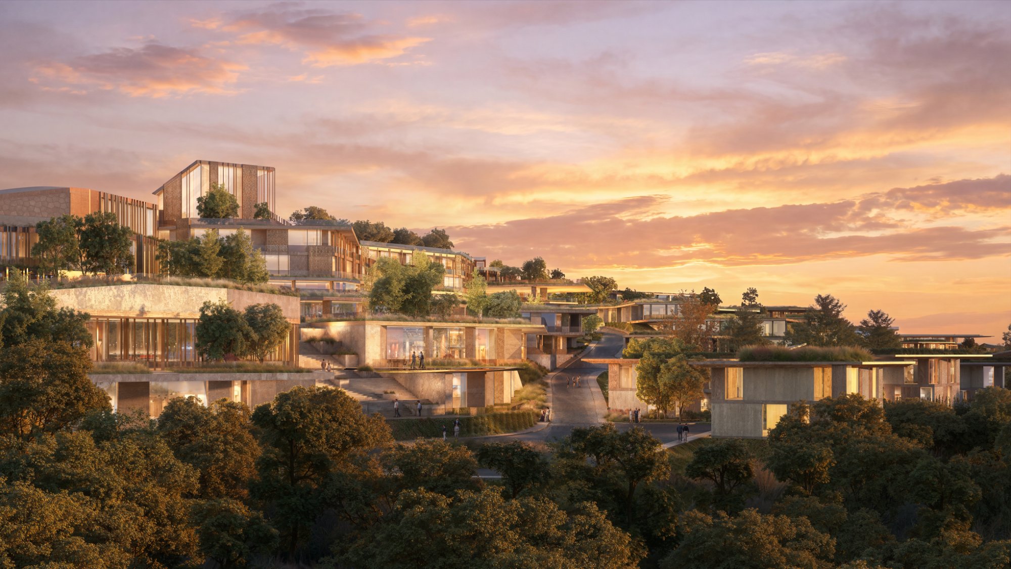 Apartments, Townhouses and Villas in One Masterplan